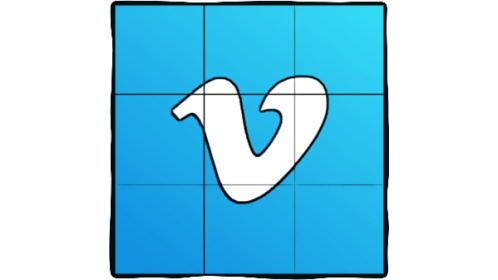 Vimeo Puzzle Cube Icon