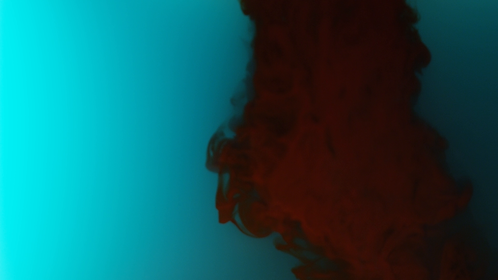 Red Ink In Blue underwater 1