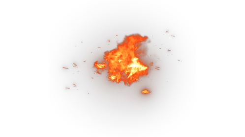 Scifi Muzzle Flash Fiery Front