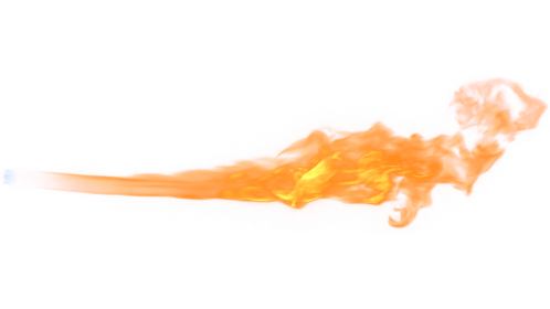 Sideways Orange Flamethrower