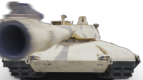 Tank Aim Into Camera Overcast