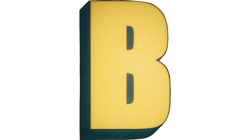 Typekit 3d Scribble B