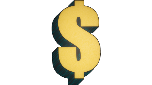 Typekit 3d Scribble Dollar Sign