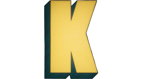 Typekit 3d Scribble K