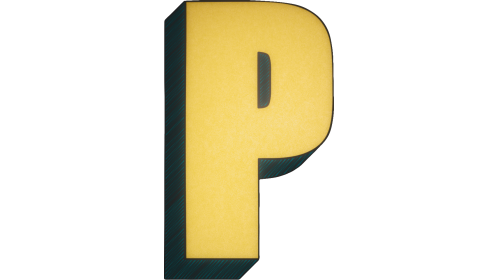 Typekit 3d Scribble P
