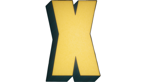 Typekit 3d Scribble X
