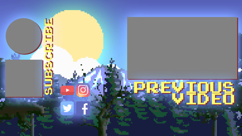 YouTube Endcard - 8bit