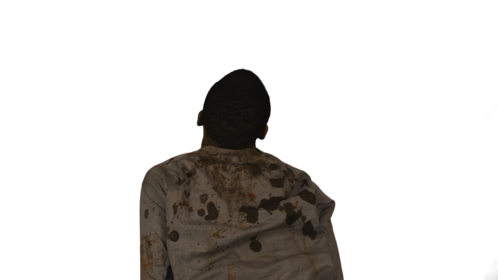 Zombie 1 Mid Back Headshot