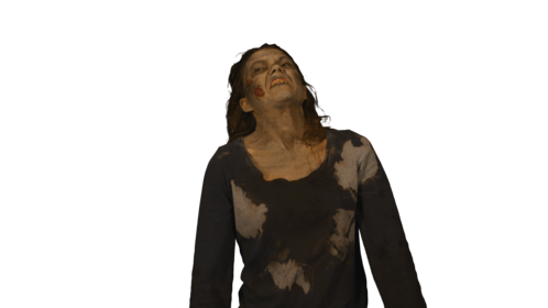 (4K) Zombie 4 Mid Headshot Front