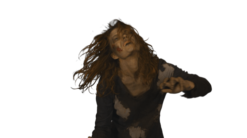 (4K) Zombie 4 Mid Reaching Front
