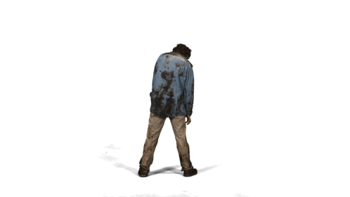 (4K) Zombie 5 Wide Standing Back