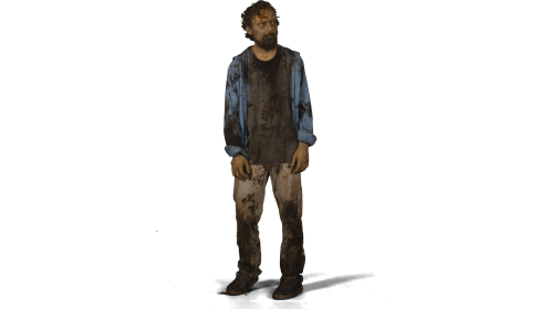 (4K) Zombie 5 Wide Standing Front