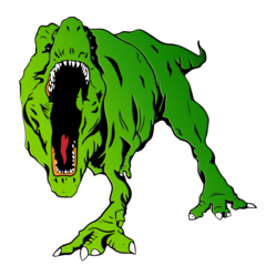 T-Rex Green Graphic