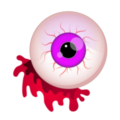 Eyeball Violet Halloween