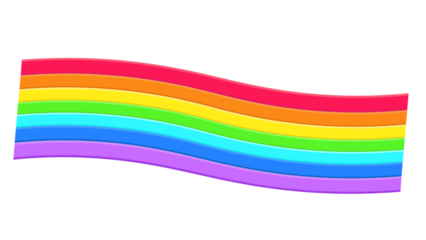 Rainbow Straight Flagline