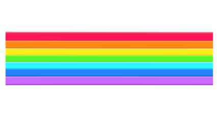 Rainbow Straight Line