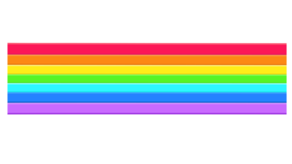 Rainbow Straight Line