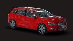 Car Wagon - Low Poly